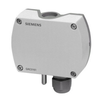 Наружный датчик температуры воздуха Siemens QAC31...